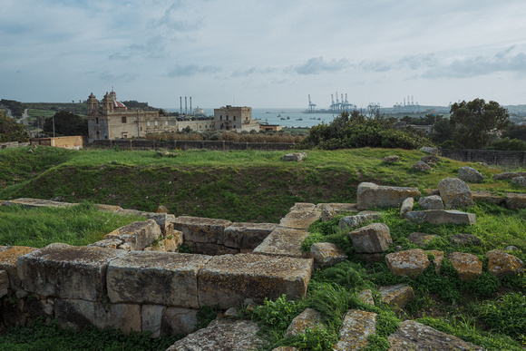 Malta, bronzezeitliche Ausgrabung bei Tas Silg – Stand hier die Burg von Äolus?