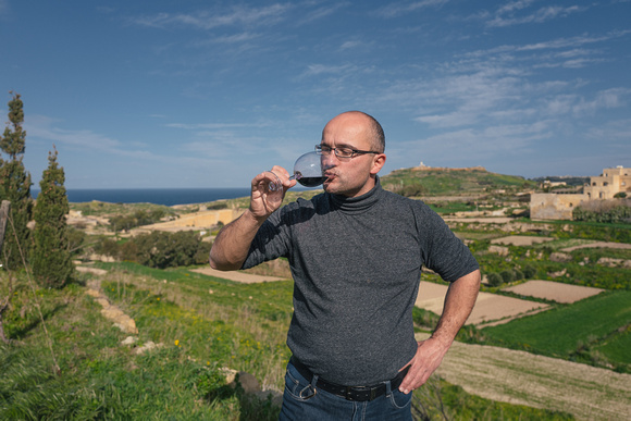 Gozo, Winzer Anthony von der Tal-Massar Winery