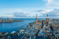 Malta, Valletta und Blick auf Sliema